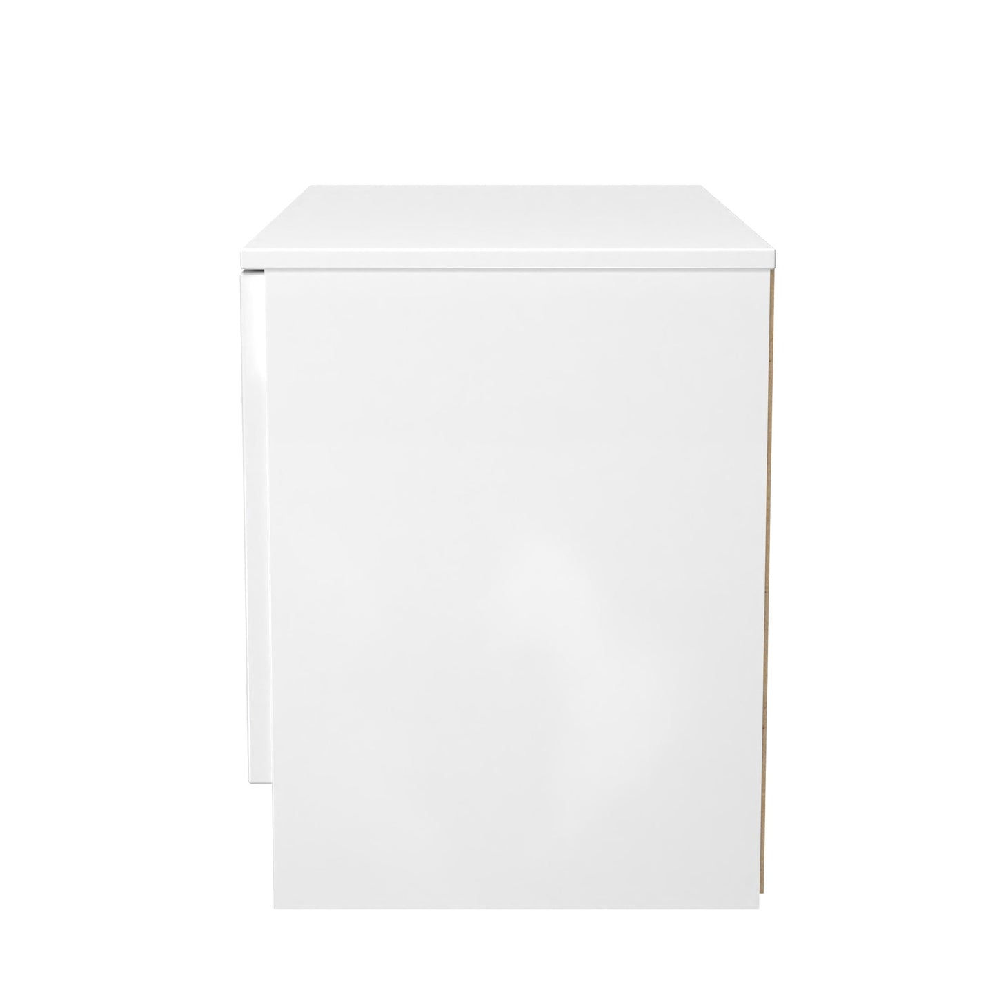 Milan TV Unit White 2 Doors 74cm