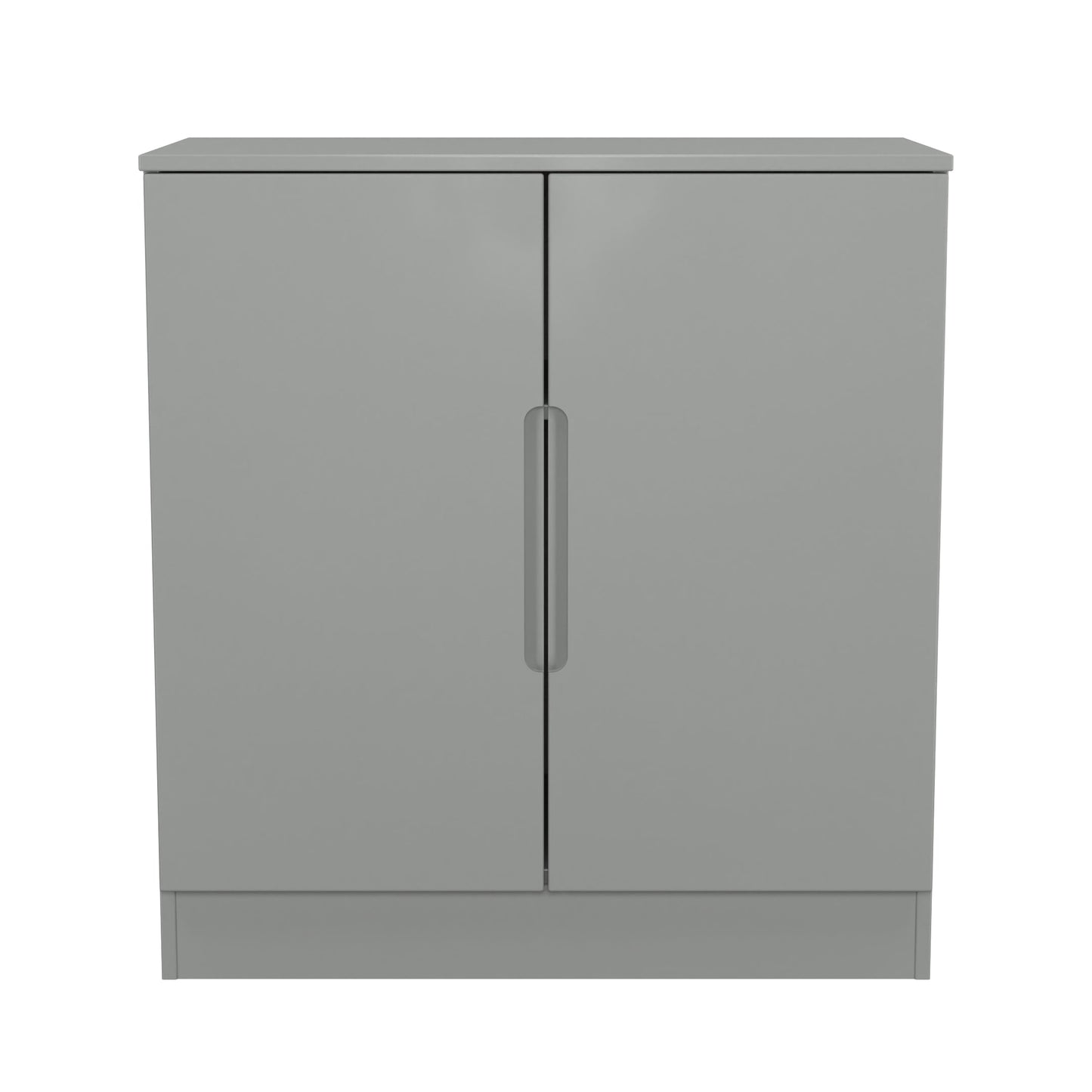 Milan Cabinet Grey 2 Doors 79cm