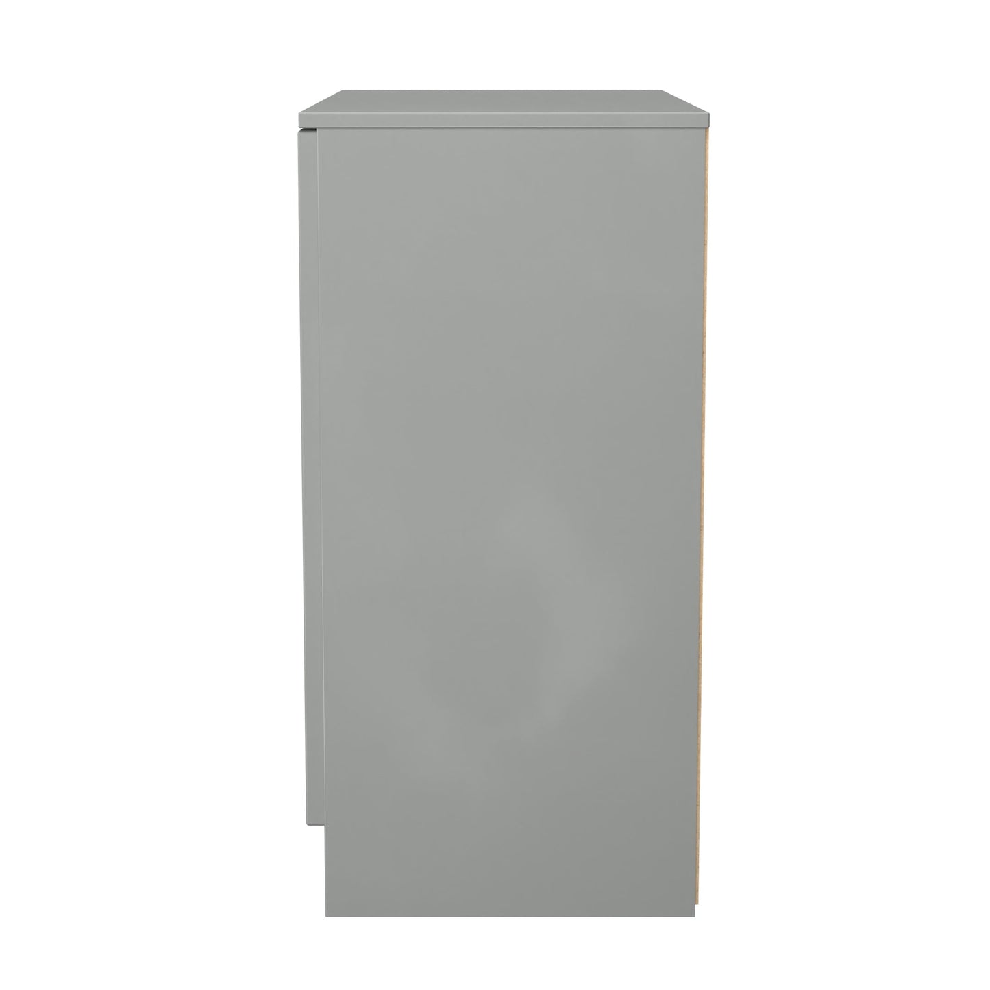 Milan Cabinet Grey 2 Doors 79cm