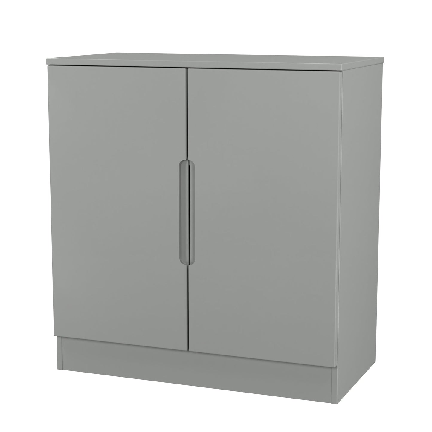 Milan Cabinet Grey 2 Doors 79cm