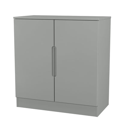 Milan Cabinet Grey 2 Doors 79cm