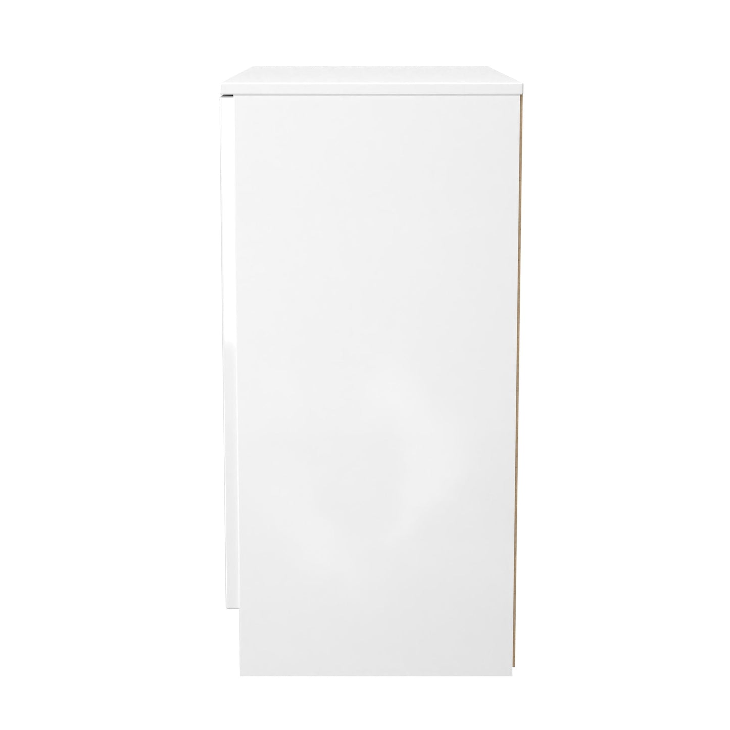 Milan Cabinet White 2 Doors 79cm