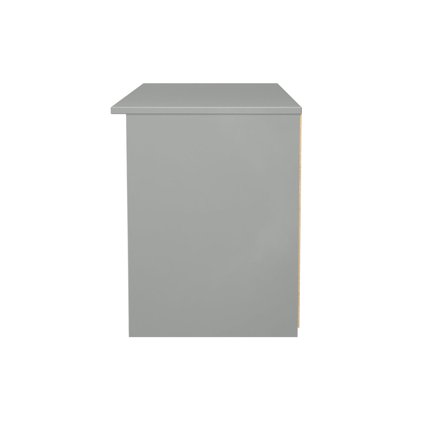 Milan TV Unit Grey 5 Shelves 1 Drawer 110cm