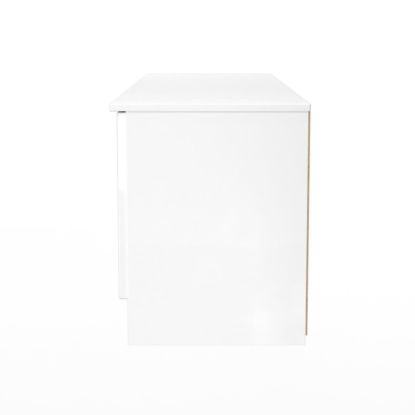 Milan TV Unit White 2 Drawers 2 Doors 144cm