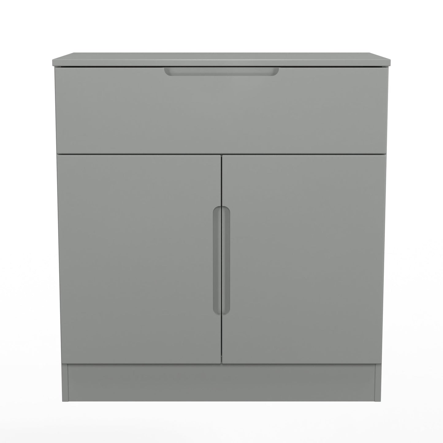 Milan Sideboard Grey 2 Doors 1 Drawer 79cm