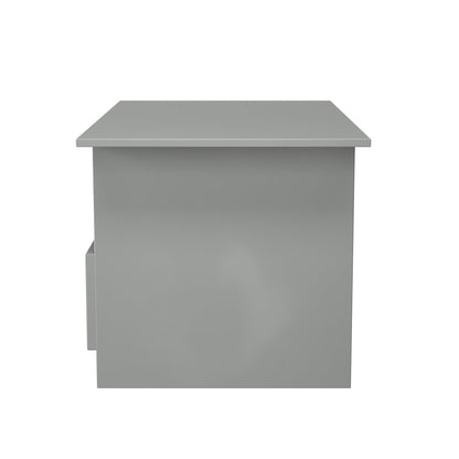 Milan Coffee Table Grey 1 Shelf 1 Drawer 93cm