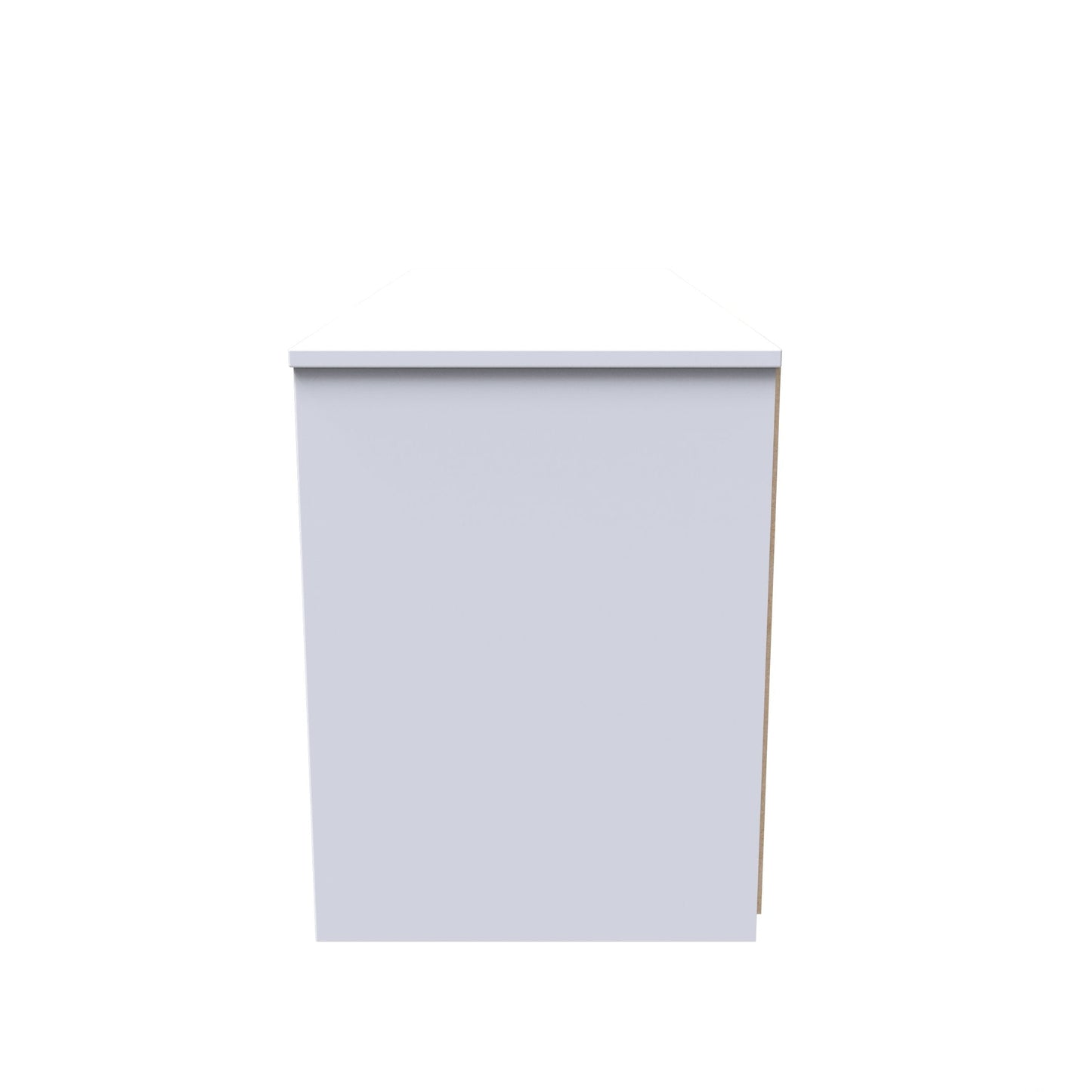 Monaco Large Chest of Drawers Grey & White 4 Drawers 115cm