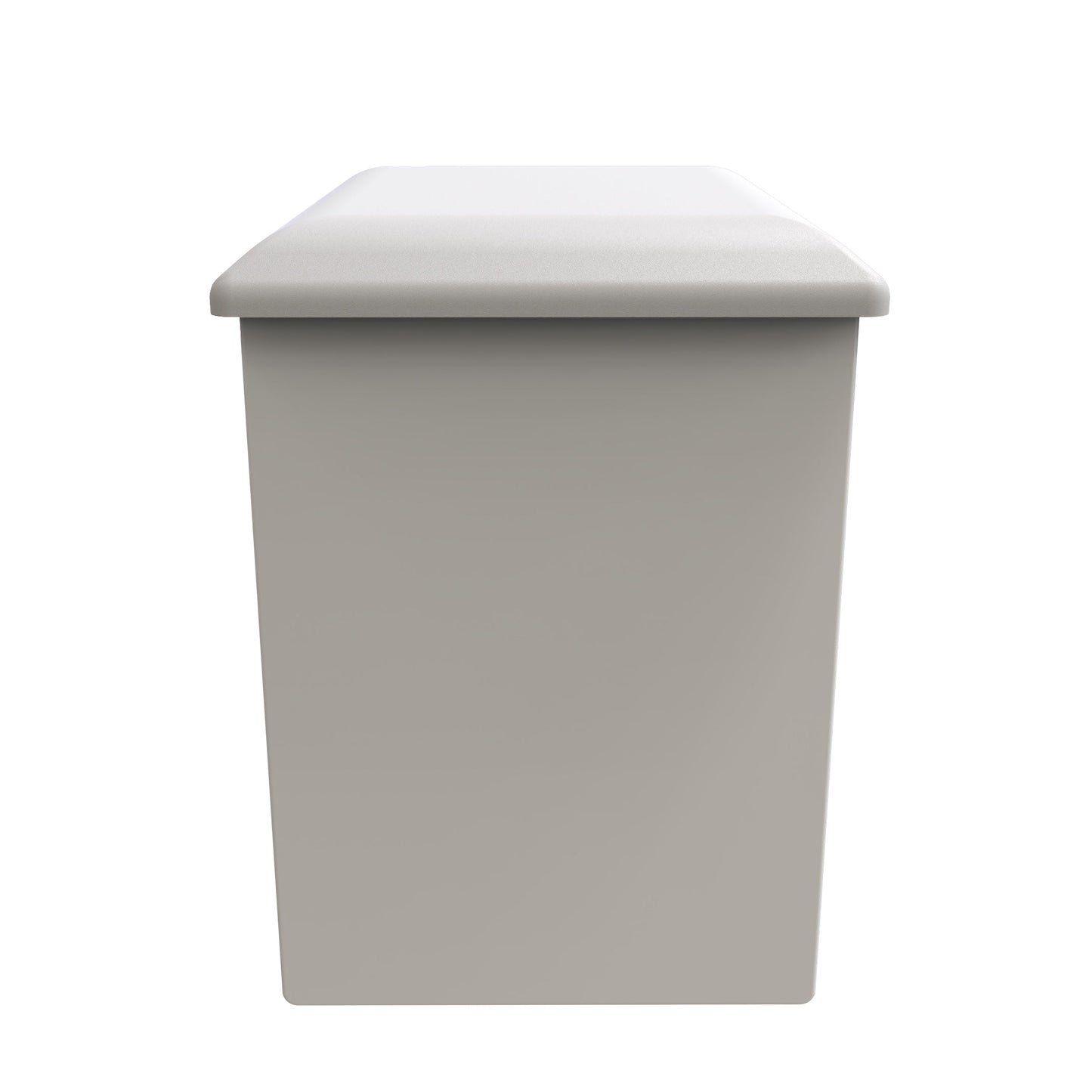 Monaco Dressing Stool Grey & White 51cm