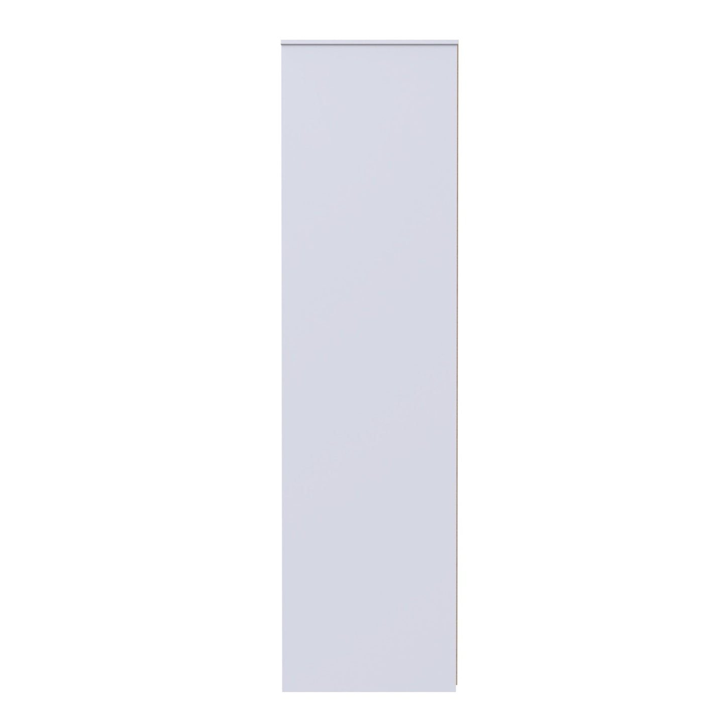 Monaco Tall Wardrobe Grey & White 2 Doors 2 Drawers 198cm