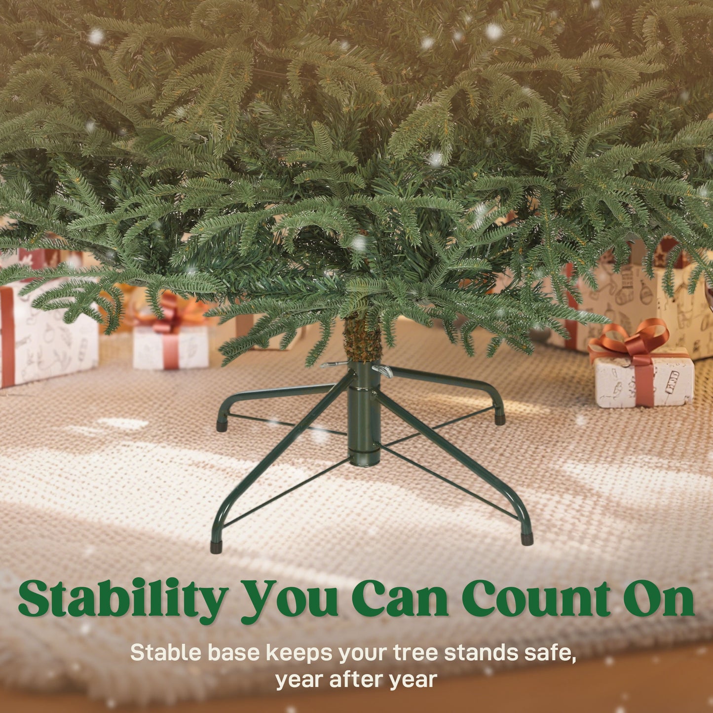 7ft Full Spruce Christmas Tree Artificial -  2942 Tips