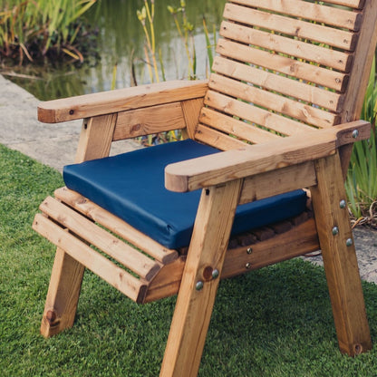 Amesbury Navy Waterproof 2 x Seat + 2 x Double Seat Cushions by Churnet Valley - N1C-2 N2C-2