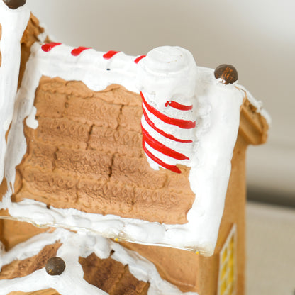 Gingerbread House Miniature Christmas Scene - 22.5cm
