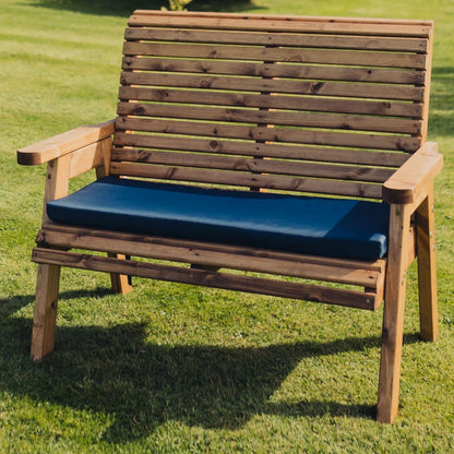 Amesbury Navy Waterproof 1 x Seat + Double Seat Cushions by Churnet Valley - N1C-1 N2C-1