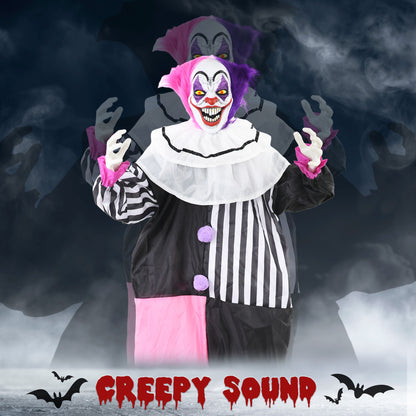 Animated Clown Halloween Decoration - 173cm