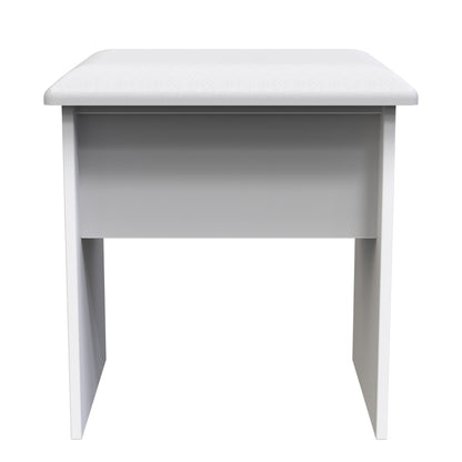 Norfolk Dressing Stool White 37cm