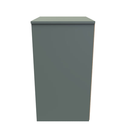 Nashville F Bedside Table Green 3 Drawers 45cm