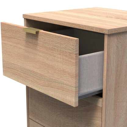 Nashville F Bedside Table Light Oak 2 Drawers 45cm