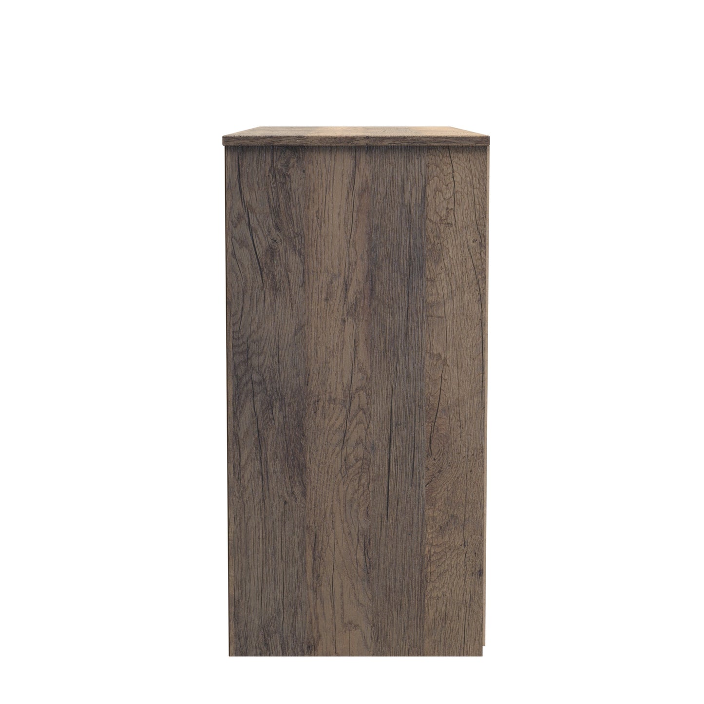 Nashville F Large Chest of Drawers White & Vintage Oak 6 Drawers 115cm