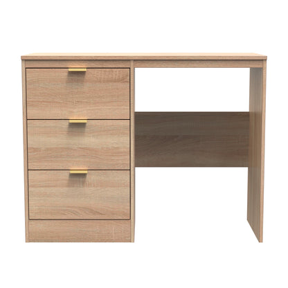 Nashville F Desk Light Oak 3 Drawers 97cm