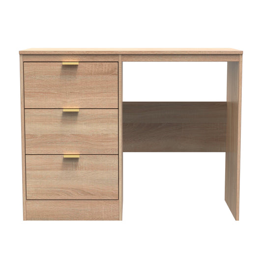 Nashville F Desk Light Oak 3 Drawers 97cm