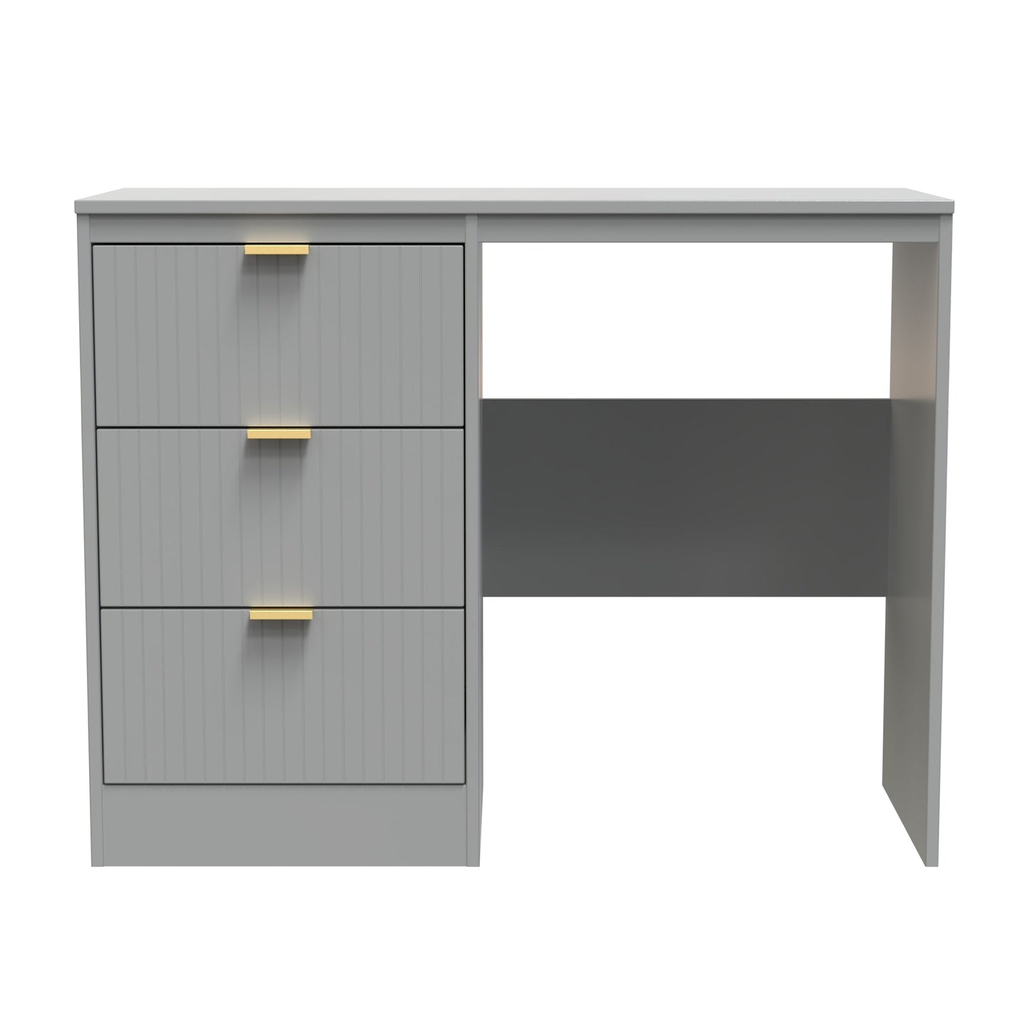 Nashville F Desk Grey 3 Drawers 97cm