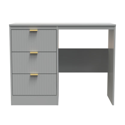 Nashville F Desk Grey 3 Drawers 97cm