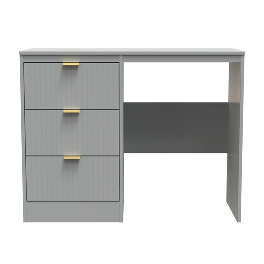 Nashville F Desk Grey 3 Drawers 97cm