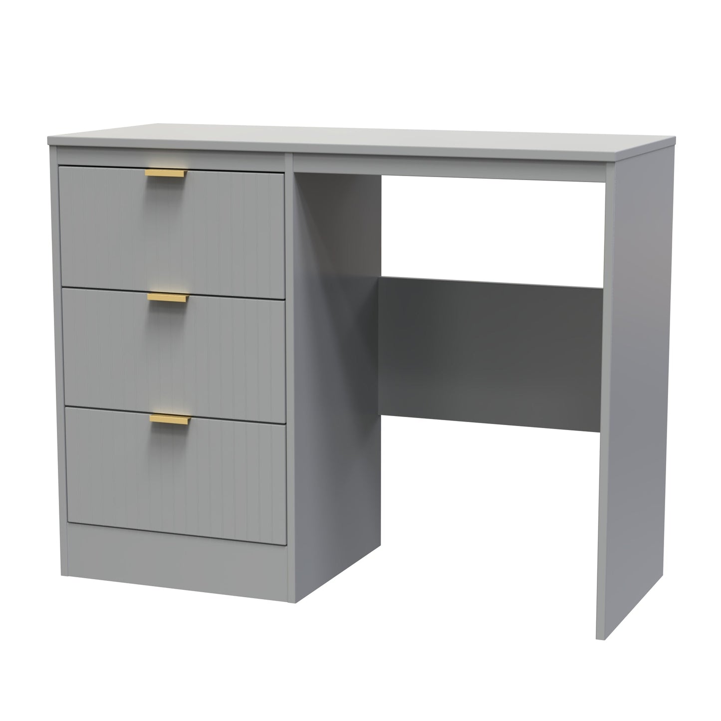 Nashville F Desk Grey 3 Drawers 97cm
