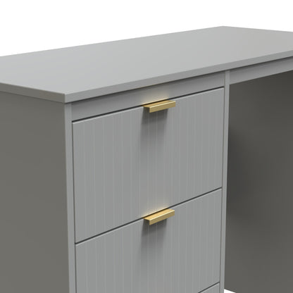 Nashville F Desk Grey 3 Drawers 97cm