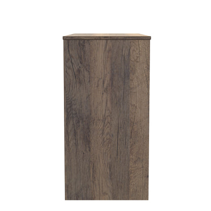 Nashville F Desk White & Vintage Oak 3 Drawers 97cm