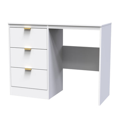 Nashville F Desk White 3 Drawers 97cm