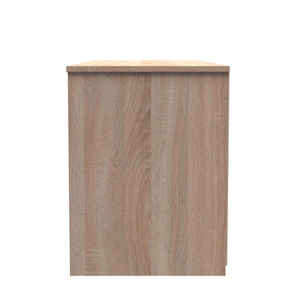 Nashville F Large Chest of Drawers Light Oak 4 Drawers 115cm