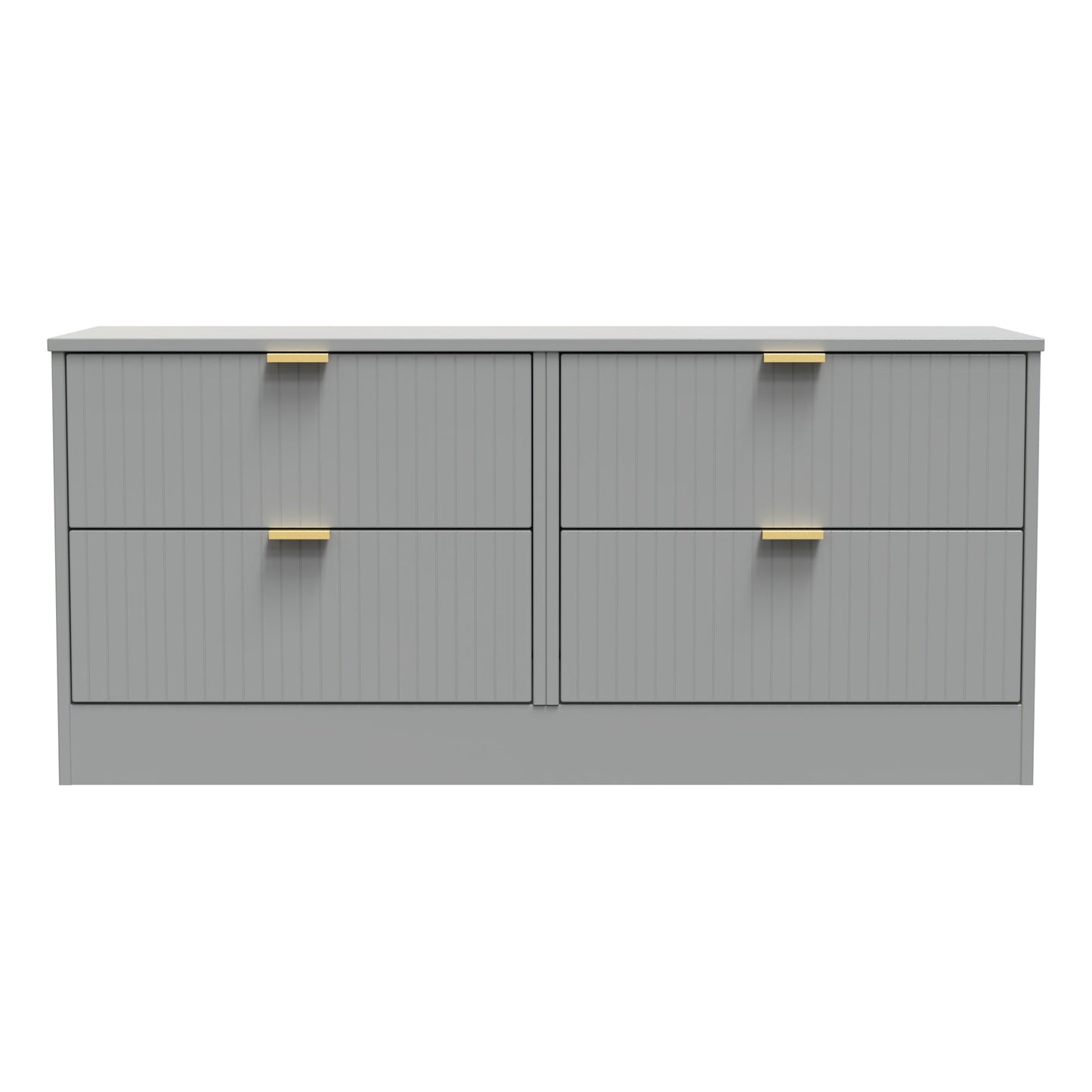 Nashville F Large Chest of Drawers Grey 4 Drawers 115cm