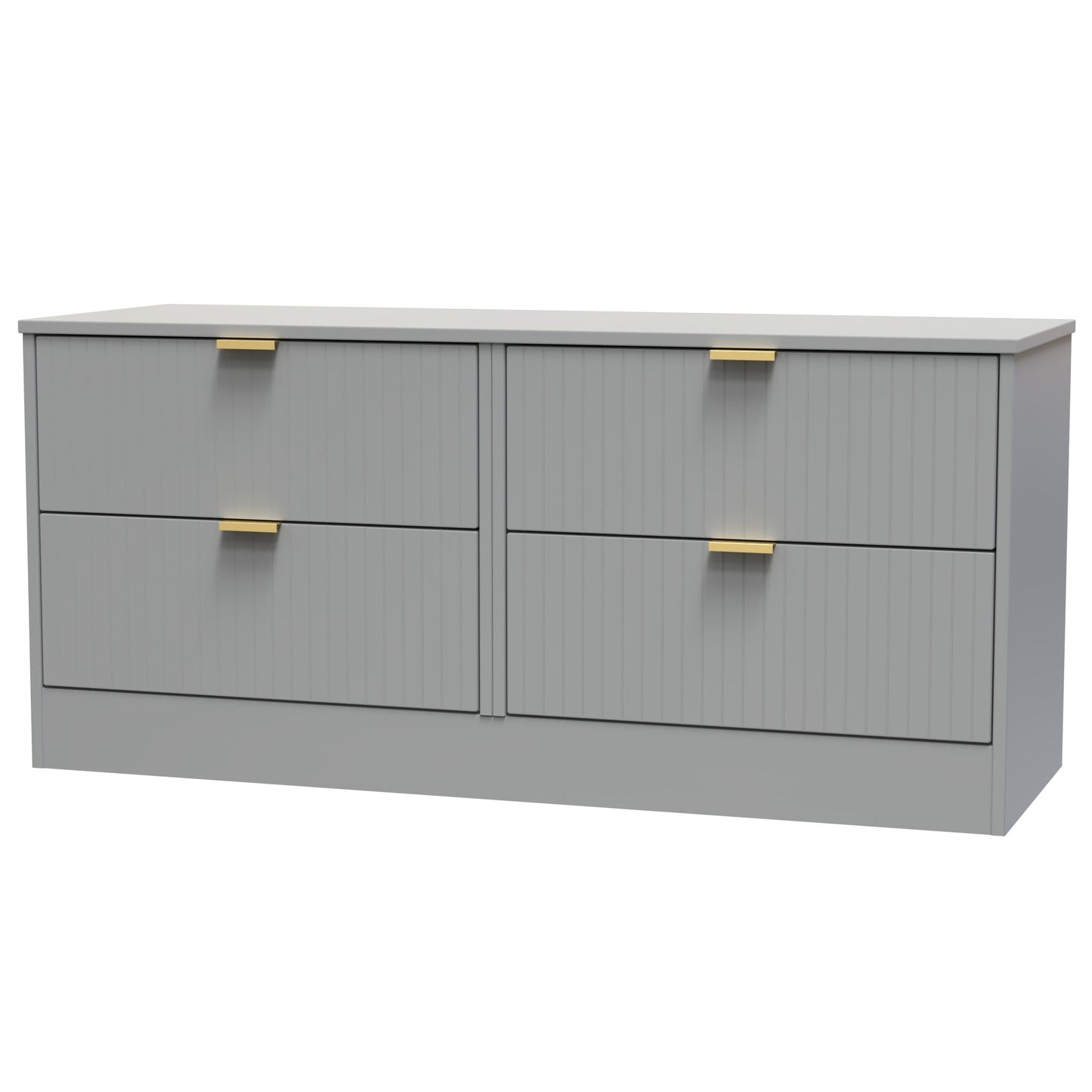 Nashville F Large Chest of Drawers Grey 4 Drawers 115cm