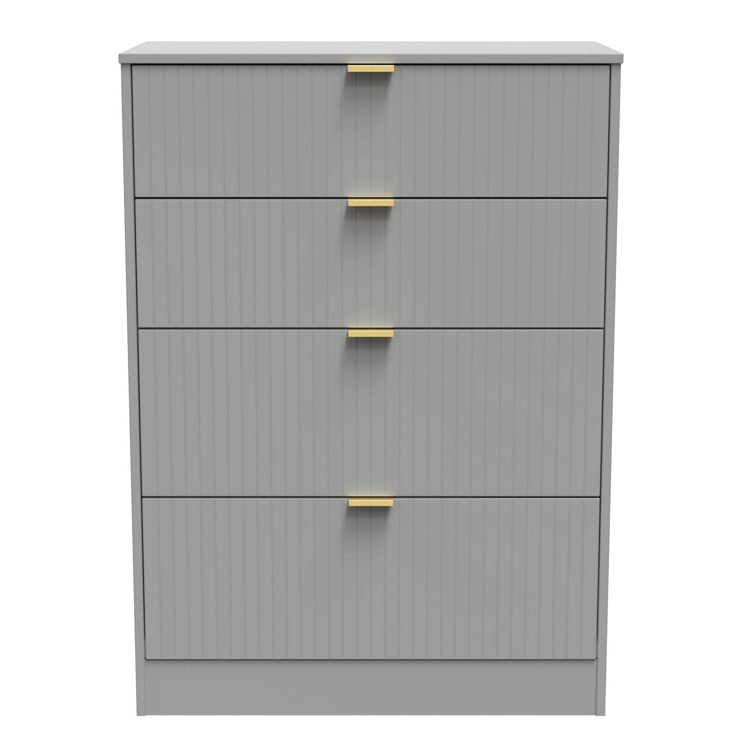 Nashville F Tall Chest of Drawers Grey 4 Drawers 77cm