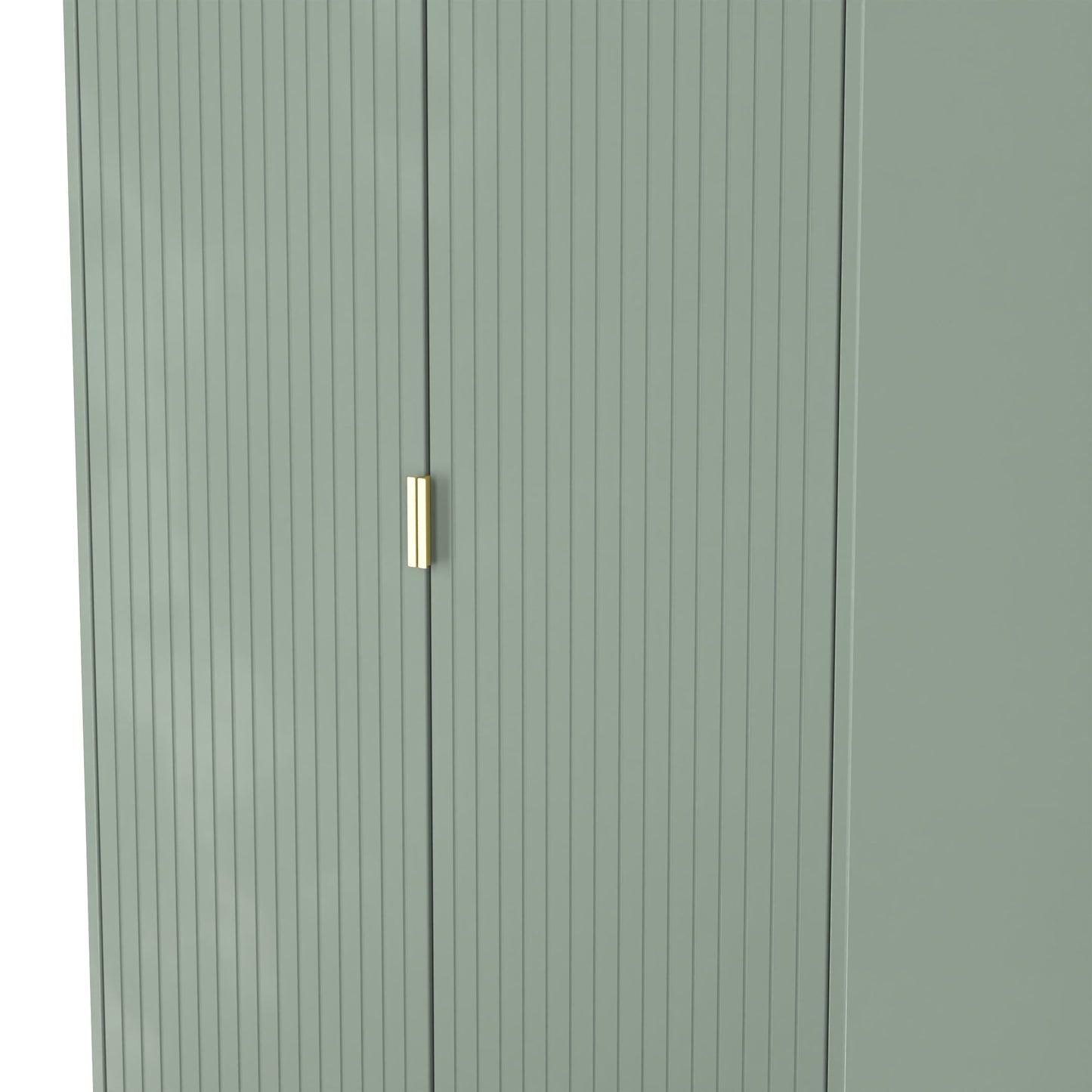 Nashville F Tall Wardrobe Green 2 Doors 1 Shelf 77cm