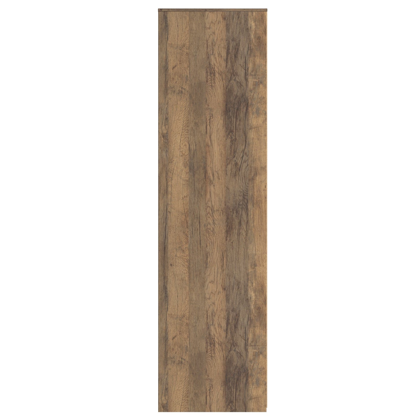 Nashville F Tall Wardrobe White & Vintage Oak 3 Doors 1 Shelf 116cm