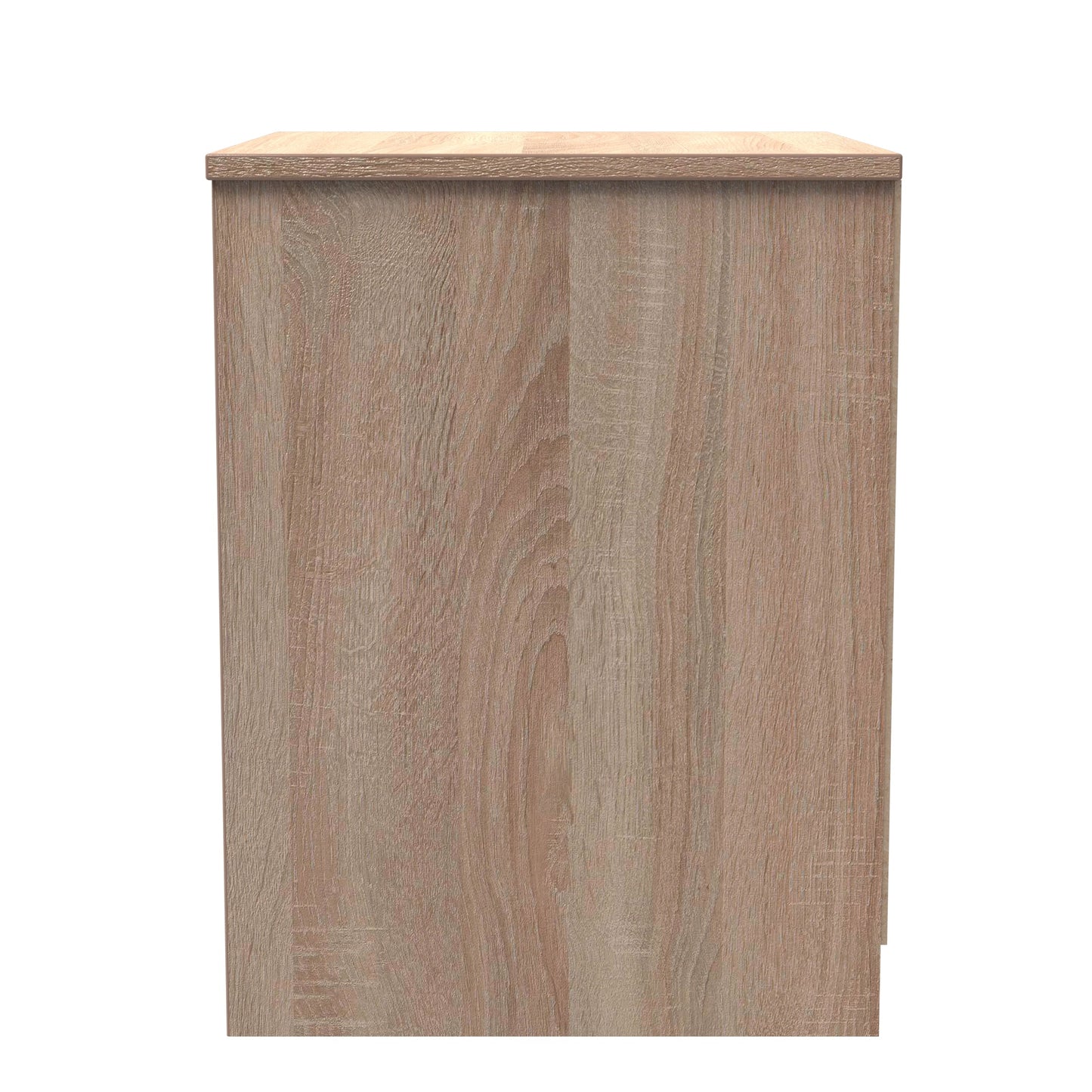 New York C Bedside Table Light Oak 2 Drawers 45cm