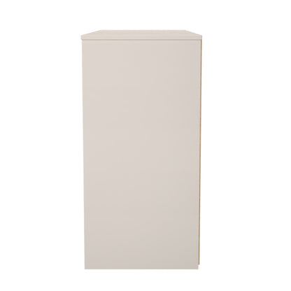 New York C Large Chest of Drawers Off-white 6 Drawers 115cm