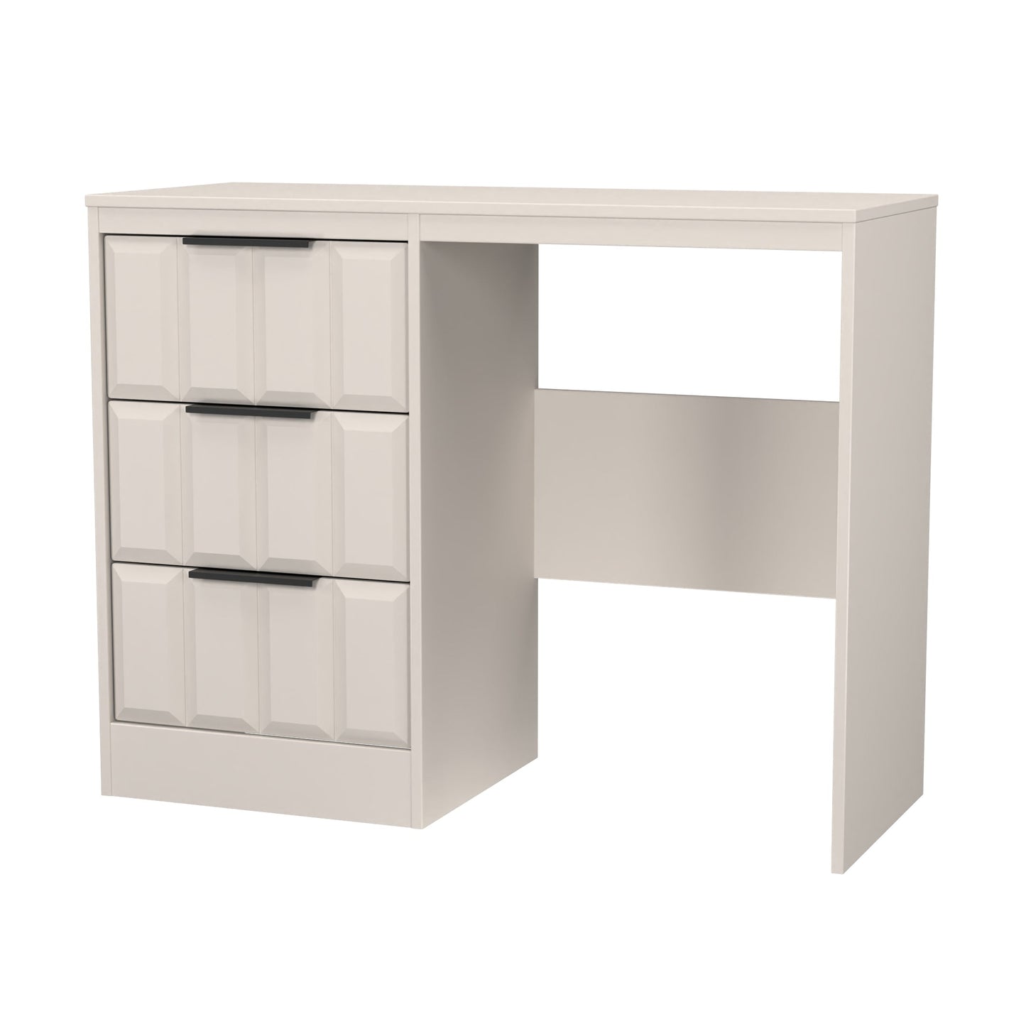 New York C Desk Off-white 3 Drawers 97cm