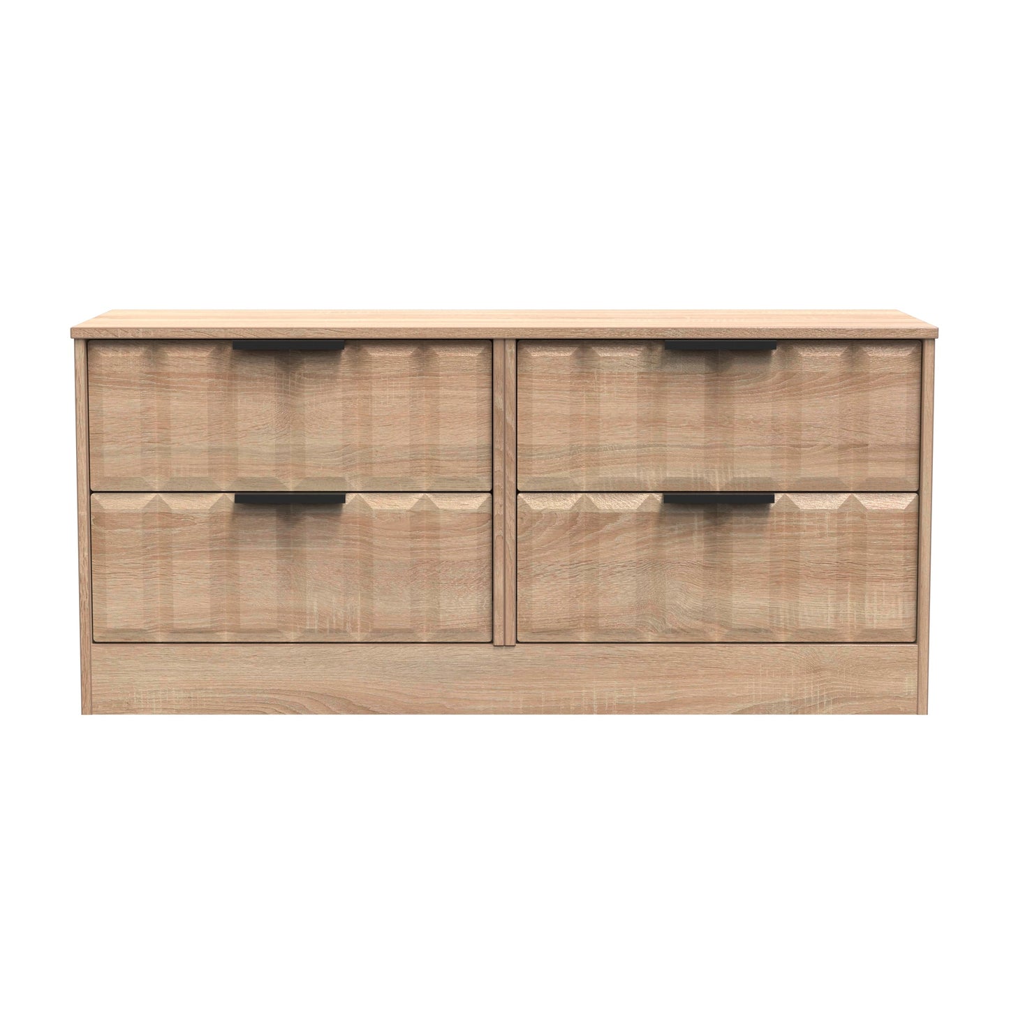 New York C Large Chest of Drawers Light Oak 4 Drawers 115cm