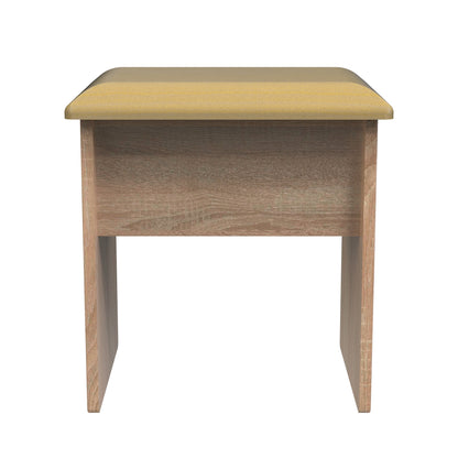 New York C Dressing Stool Light Oak 48cm