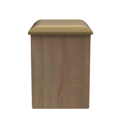 New York C Dressing Stool Light Oak 48cm