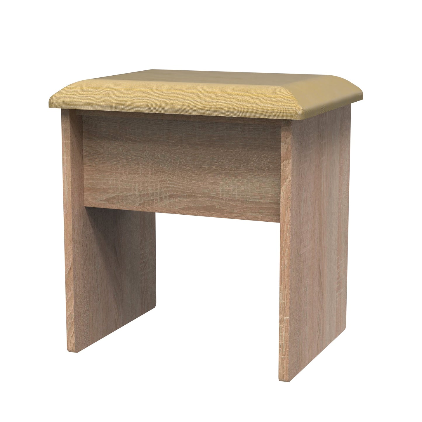 New York C Dressing Stool Light Oak 48cm