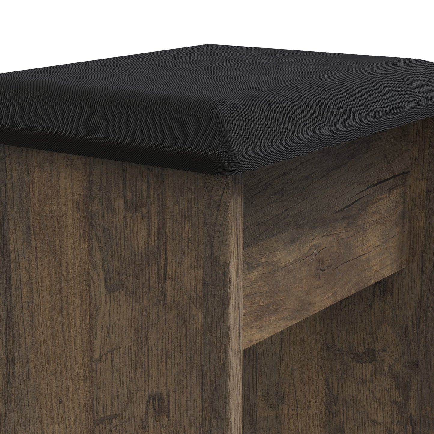 New York C Dressing Stool Vintage Oak 48cm