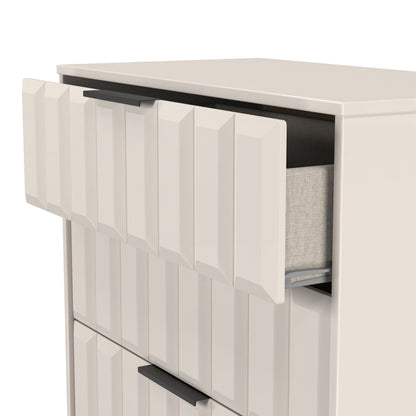 New York C Chest of Drawers Off-white 3 Drawers 77cm