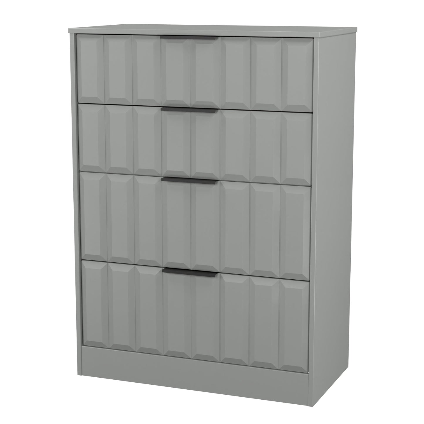 New York C Tall Chest of Drawers Grey 4 Drawers 77cm