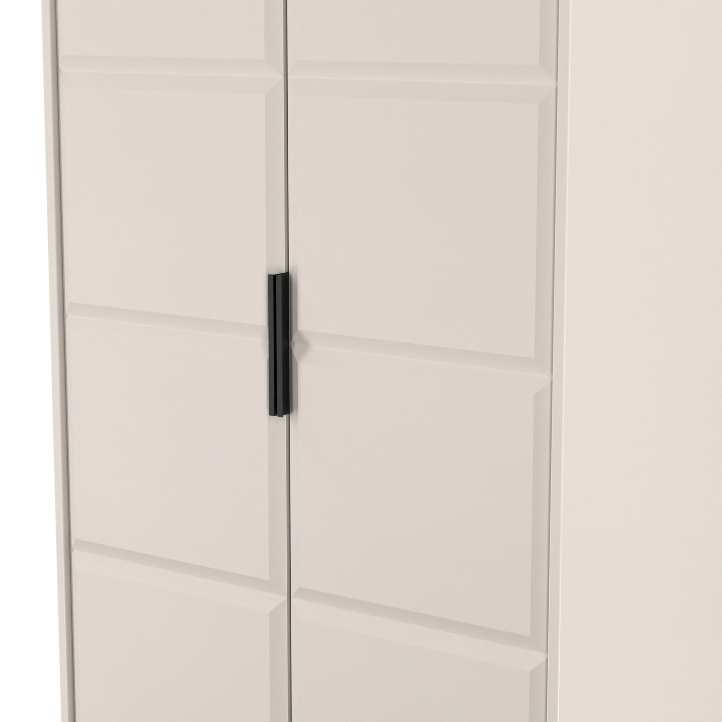 New York C Tall Wardrobe Off-white 2 Doors 1 Shelf 77cm