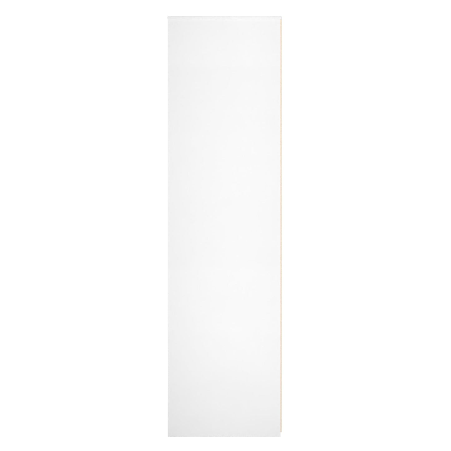 New York C Tall Wardrobe White 2 Doors 1 Shelf 77cm