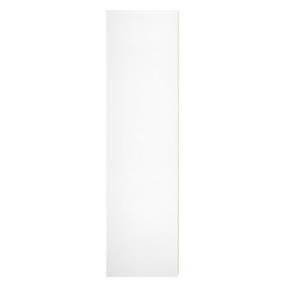New York C Tall Wardrobe White 2 Doors 1 Shelf 77cm